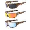 Hornz Brown Forest & Orange Camouflage Polarised Sunglasses for Men