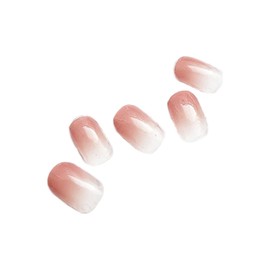 S&K NAIL Dull Pink Gradient Nail Seal, No Hardening Necessary, Curing Type, Just Stick, Simple, Hand, Pink, Spring, Summer, Wedding, Bridal, Wedding, 8 Sizes, 20 Pieces, Made in Japan