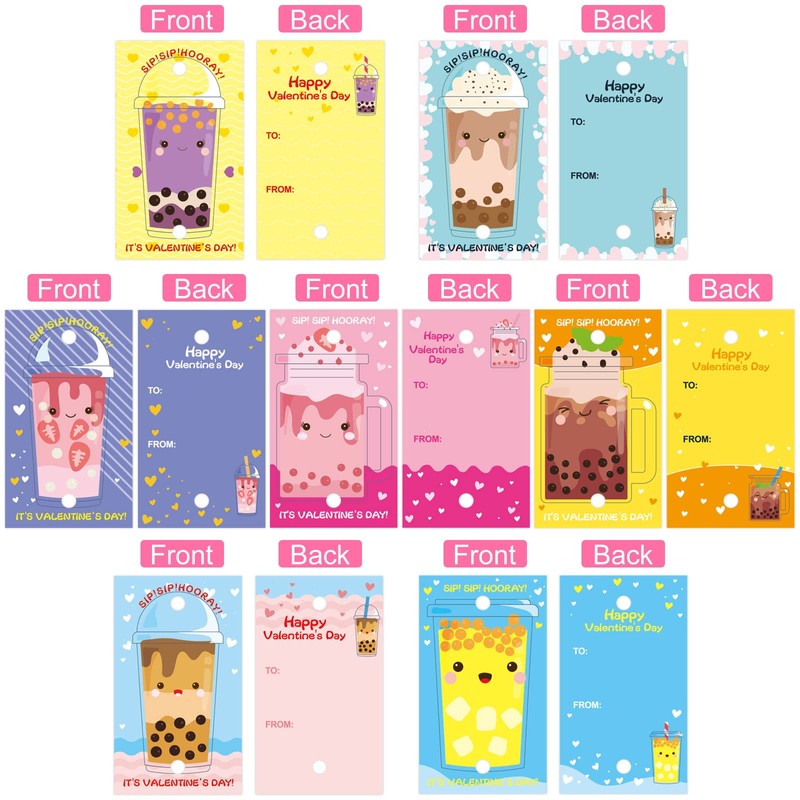 Straw Valentine’s Day Cards