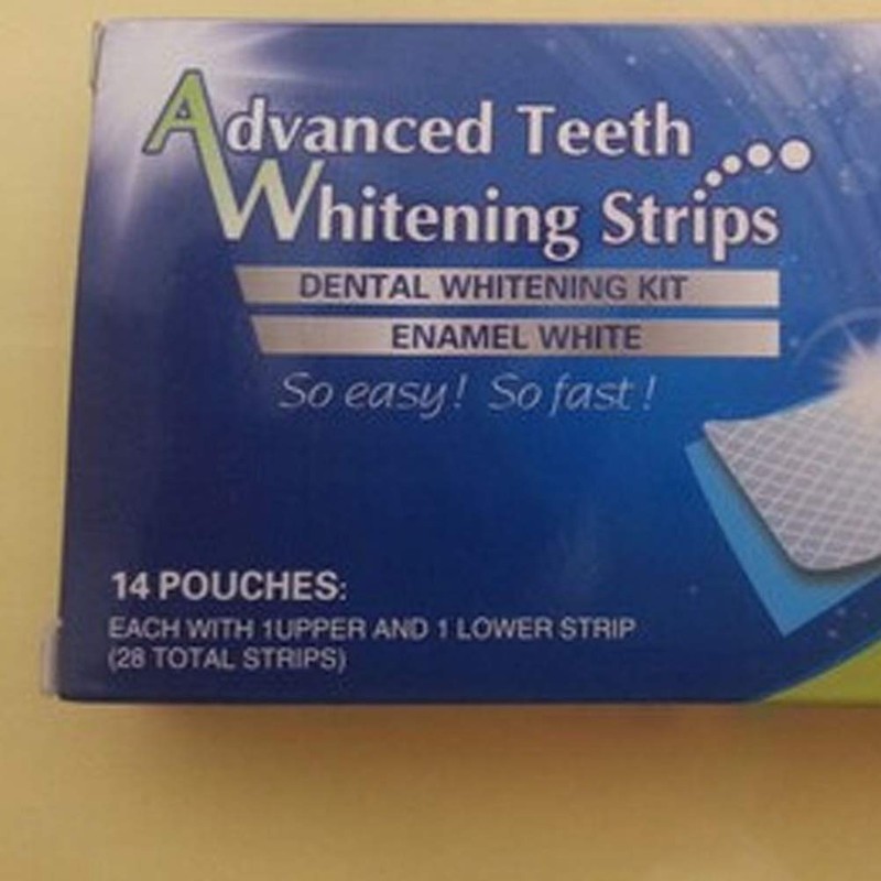 Box of 14 Dental Whitening Strips Teeth Whitening Strips with