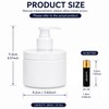 300ml Wide Mouth Plastic Pump Bottle 2Pcs Clear PET Refillable
