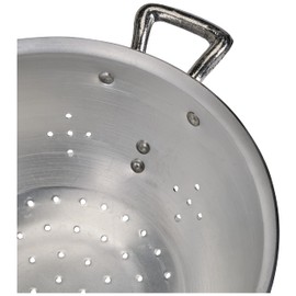 Pentole Agnelli Family Cooking Aluminium Tripodal Pasta Colander With 2 Handles, Diameter 20 Cm.