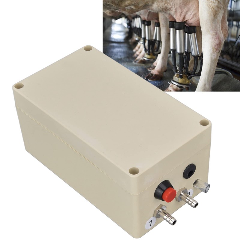 Milking Vacuum Pump, 48W Easy Installation Pulsation Milking Machine Plug