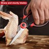 OUDQFCJ Kitchen Scissors Stainless Steel Multifunctional Kitchen Tool