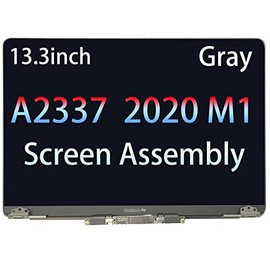 Areiliya Screen Replacement for MacBook Air 13.3" A2337 2020 Year EMC 3598 Retina Full LCD Display Assembly 2560x1600 (Gray)