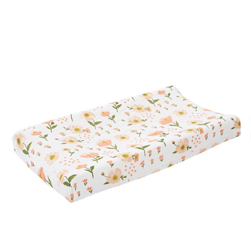 2pcs Baby Diaper Changing Covers Printing Cotton Yarn Removable Infant