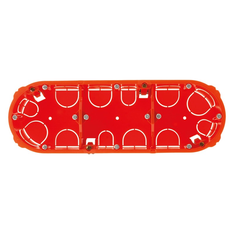 Plasterboard Wall Mounted Box Triple Spacing 71mm (Prof 40mm) Zenitech