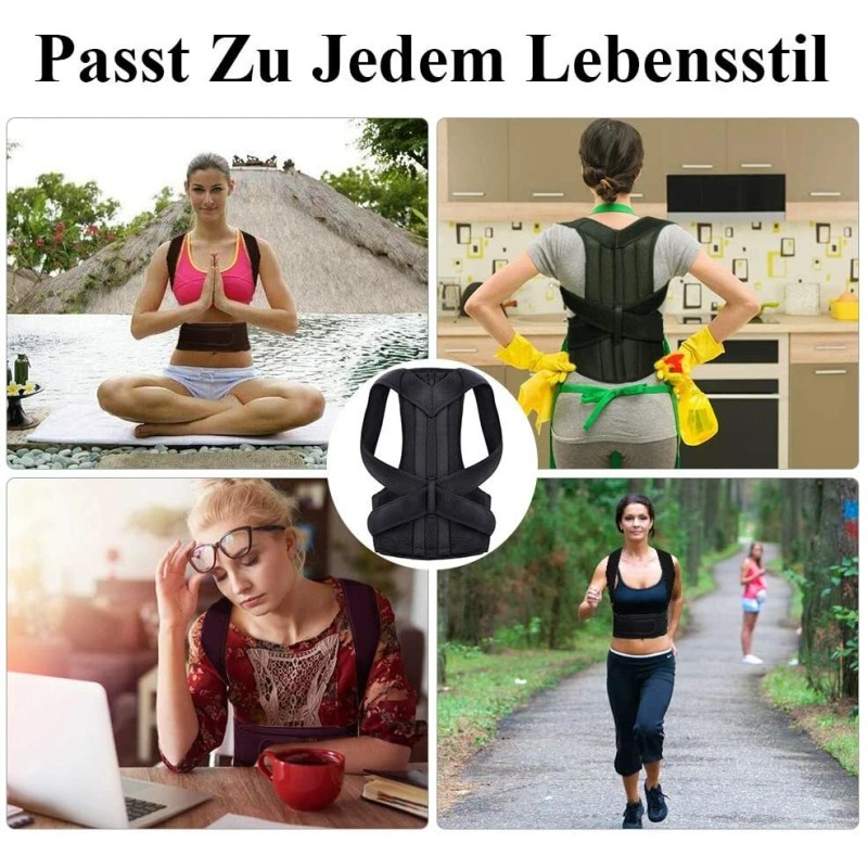 Unbranded Magnetic Back Posture Corrector Shoulder Straightener Brace Neck Spine