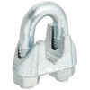 SE 3/8" Zinc Plated Wire Rope Hook Clamps (6-Pack) - WR38-6
