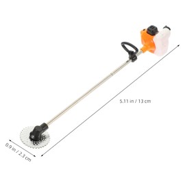 Kisangel Lawn Mower Model Miniature Lawnmower Decor Dollhouse Lawn Mower Gardening Mower Mini Garden Tool Models Lawn Mower Mini Lawn Mower Lawn Mower for