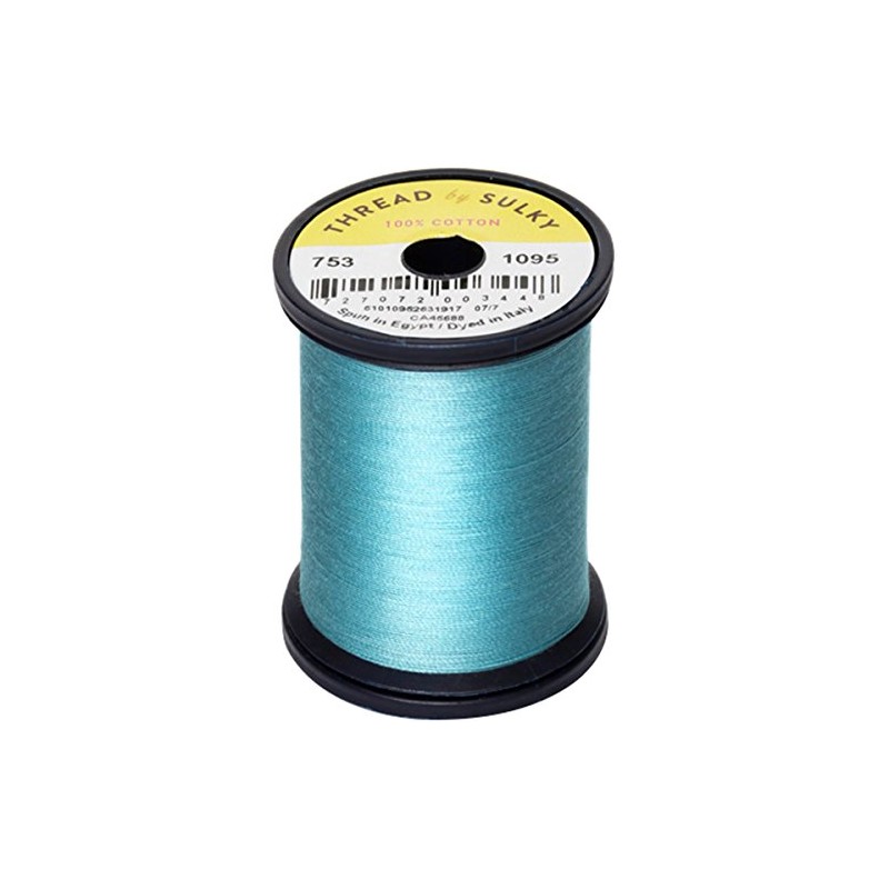 Sulky Cotton & Steel Thread 50wt 660yd, Turquoise