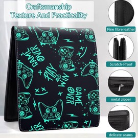 Gaming Gifts for Boys Wallet Gamepad 8-10 8-12 9-12 11-15 5-7 13-15 Credit Id Card Cash Holder Black Rfid Blocking Zipper Cute Cool Funny Aesthetic Gamer Wallets Gifts for Gamers Men Boy Teenager