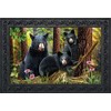 Briarwood Lane Black Bear Family Nature Doormat Indoor Outdoor 30
