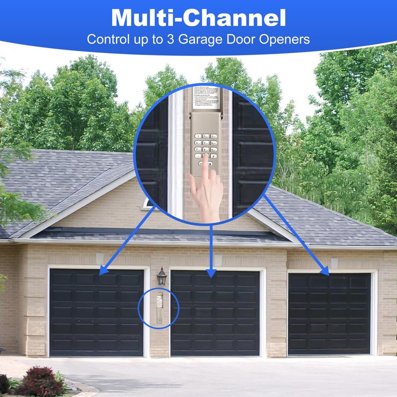 G940EV-P2 Garage Door Keypad, Compatible with Chamberlain/liftmaster/Craftsman Garage Door Openers