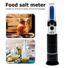 BOROCO 0-28% Salt Content Refractometer Brix Meter Salinity Meter for