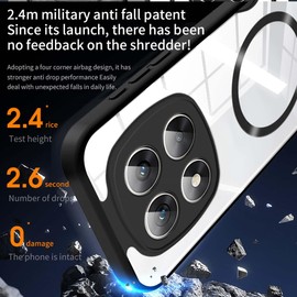 DABUNA YC Funda para Redmi Note 14 Pro Plus 5G Case, Protectora de Cámara Anticaída Ultra Delgada Cover, Anti-Amarillo Transparente Carcasa