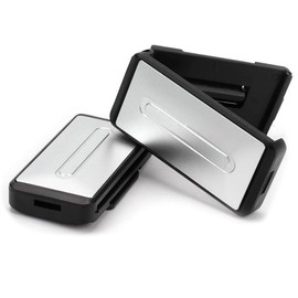 Msagkah 2 Stück Sicherheitsgurt-Clip für Auto, Sicherheitsgurt-Einsteller, Universal-Sicherheitsgurt-Schnalle zum Entspannen der Schultern und des Nackens (Silber)