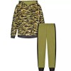 Sleep On It Boys Green Camo Soft Fleece 2-Piece Hooded