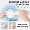 HOTUT Shower Handle Suction Cup Large Shower Grab Rail with
