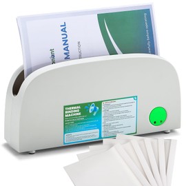 Mxmoonant Thermal Binding Machine for A4 A5 Letter Paper, 33mm Max Thickness, 3-Min Preheat, Compact Design with Cooling Rack, Includes 5 Thermal Covers – Ideal for Home Office School Projects