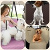 ELONGRIVER Dog Car Seat Cover for Back Seat Hammock 600D