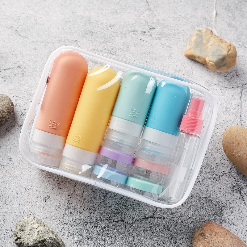 DEPOZA 16 Pack Travel Bottles Set - TSA Approved Leak