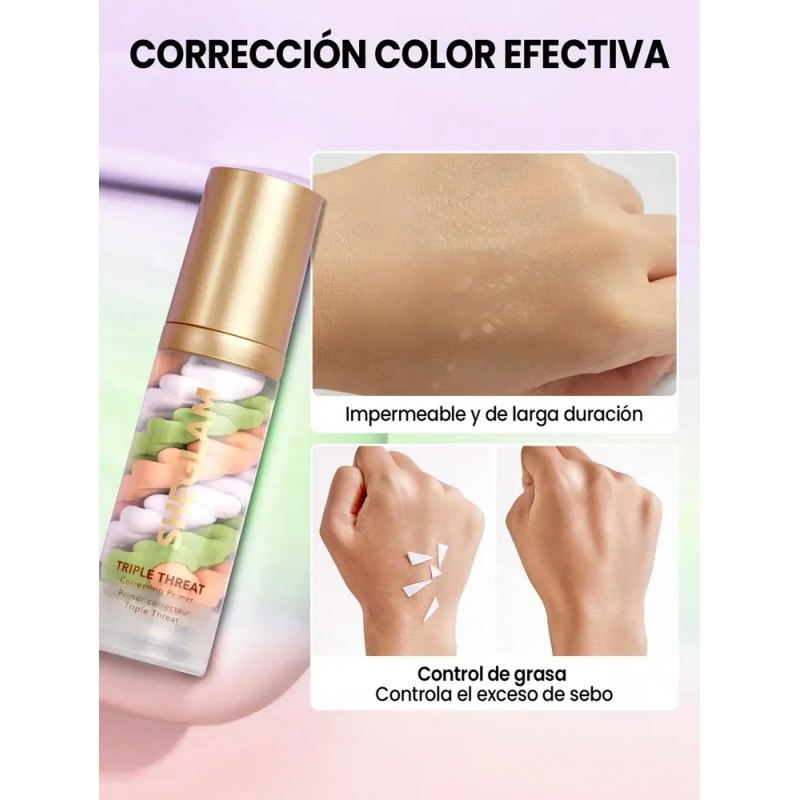 Sheglam Triple Threat Manual De Corrección De Triple Amenaza
