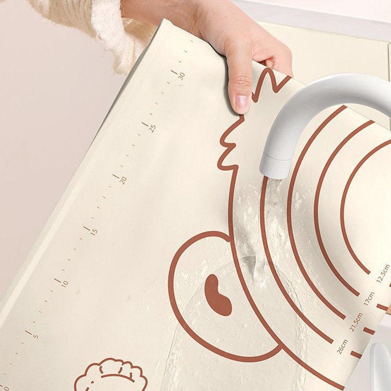 Pastry Mat Prevent Slip Odorless Thickened Silicone Dough Rolling Mat