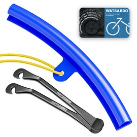 WATSABRO Tyre Lever Bicycle with 24-29 Inch PU Rim Protector, Bicycle Tool for Easier Tyre Change, Rim Protection & Scratch-Free for MTB, E-Bike, Mountain Bike, Road Bike