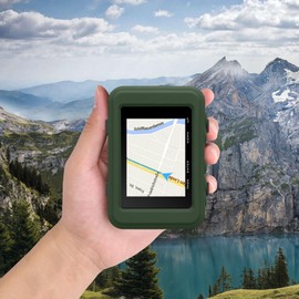 kwmobile Hülle kompatibel mit Garmin Foretrex 801/901 - Schutzhülle für GPS Handgerät in Dunkelgrün