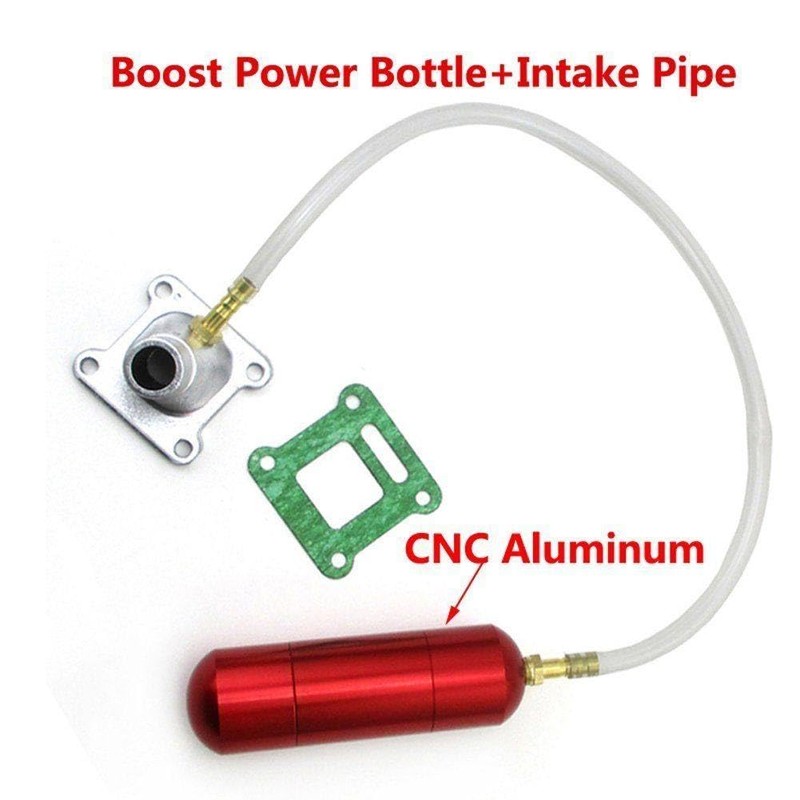 TDR Power Boost Bottle Intake Pipe Set 2 Stroke Engine