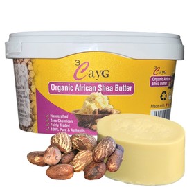 3CayG Direct 3CayG 1 lb Unrefined Shea Butter for Hair, Skin, and Nails