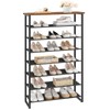 HOOBRO Shoe Rack for Front Door Entrance, 8-Tier Large Shoe
