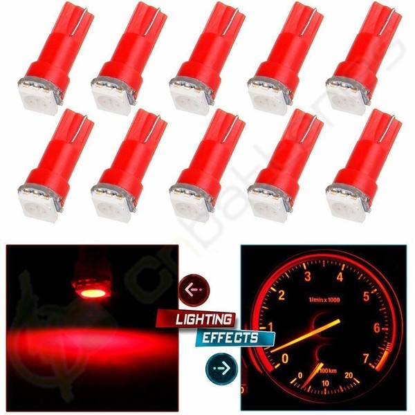 SCITOO 10pcs 70 73 74 2721 Pink/Purple T5 5050 1SMD