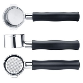 Normcore 54mm Bottomless Portafilter | Bottomless Naked Portafilter | Filter Basket Included | Fits Breville Barista Express and 54mm Breville Machines, Black