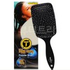 Black paddle brush for shaggy hair / 저즌머리 패들브러쉬 블랙