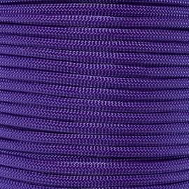 PARACORD PLANET 10 20 25 50 100 Foot Hanks and 250 1000 Foot Spools of Parachute 550 Cord Type III 7 Strand Paracord (Acid Purple 100 Feet)