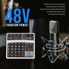 BOMGE 6 Channel Audio Sound Mixer - Professional Digital DJ