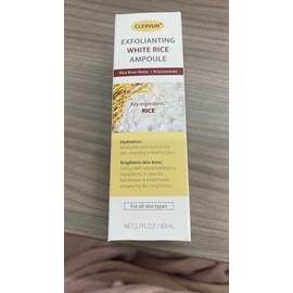 Black And White Rice Exfoliant Set, Facial Peels, 2PCS White + Black Rice exfoliator Peeling Ampoule, Soft Exfoliating Face and Body Scrub Dead Skin Cells Remover for All Skin Types Deep Hydration