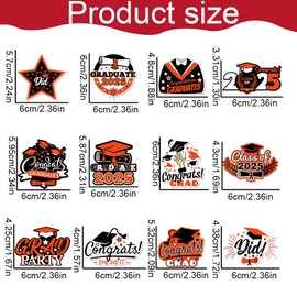 OHREN 24 Stück Glitzer 2025 Graduation Cupcake Toppers, Abschlussfeier Cupcake Toppers, Bachelor Hut Deko, Abschluss Deko für Graduation Abschlussparty Dekoration