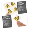 IWOWHERO Scald Warning Decal Stickers 10 Sheets High Temp Label