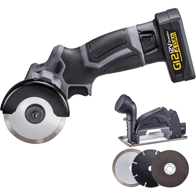 Durofix RC1222-TG G12 Series Cordless 3" Compact Cut-Off Tool Kit,