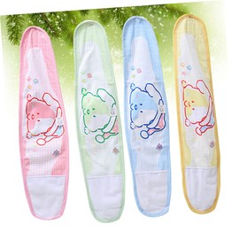 ORFOFE 4pcs Boy Girl Belly Band Navel Protection Postpartum Belt for Pregnancy Belly Support Elastic Comfortable Random Color