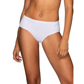 Vanity Fair Women's Illumination Hipster Panty 18107, Star White, Medium/6