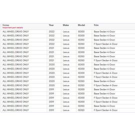 LEXUS OEM Factory All Weather Floor MAT Liner Set 14-18 IS350 IS250 IS300 AWD