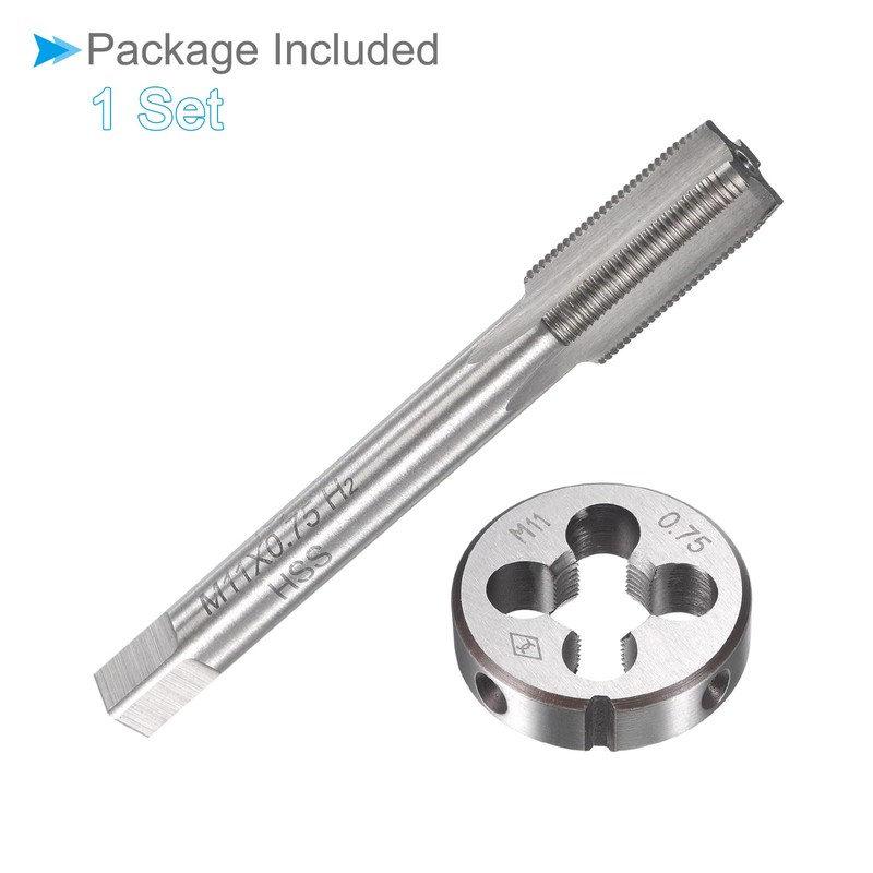 CoCud Tap Dice Tap and Die Set M11 x 0.75