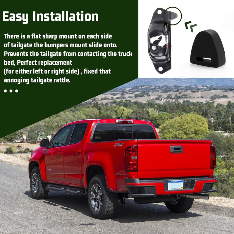 16633065 Tailgate Stop Latch Bumper Fit for Right or Left