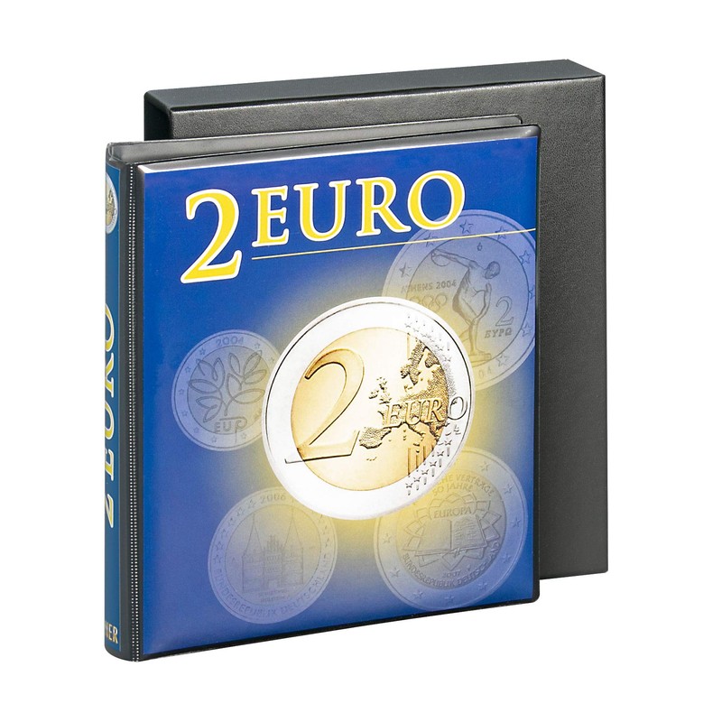 LINDNER Das Original Album per monete da 2 euro con
