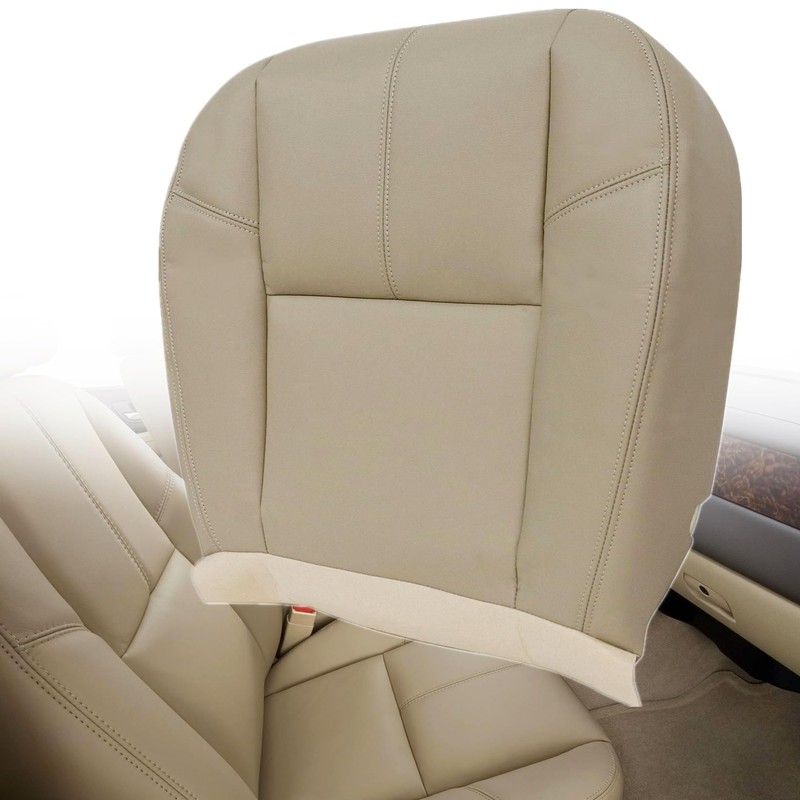 NLQR Front Driver or Passenger Bottom Replacement Seat Cover, Light