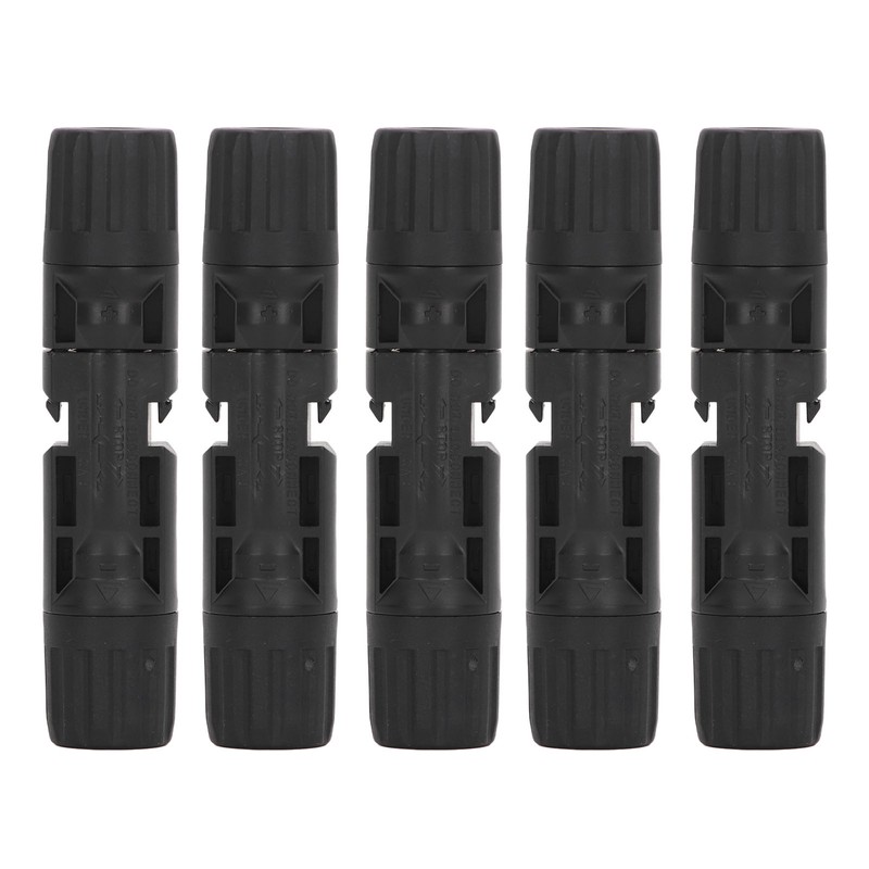 5 Set Solar PV Connectors IP67 Waterproof PPO Insulation High